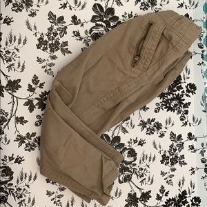 Cat and Jack 18M Tan Pants w/ Zipper Pocket